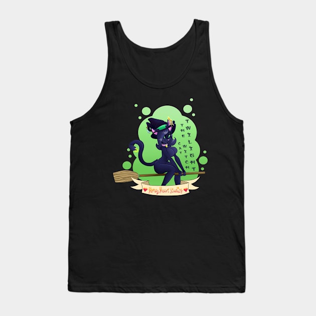 Twilight the witch cat Tank Top by HoneyHeartStudios